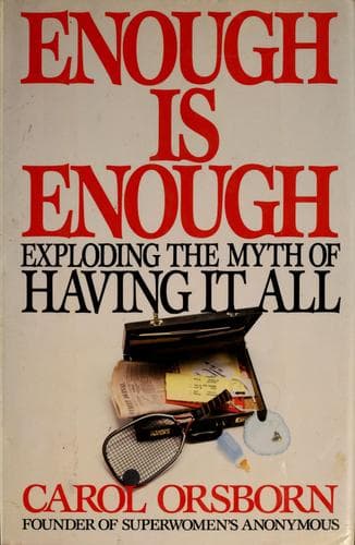Tapa de Enough is enough