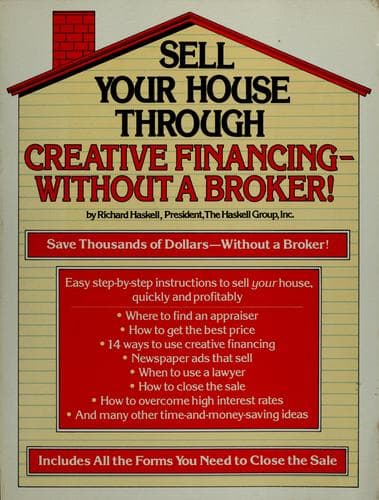 Tapa de Sell your house through creative financing without a broker!