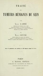 Tapa de Traité des tumeurs bénignes du sein