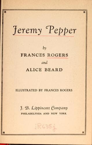 Tapa de Jeremy Pepper