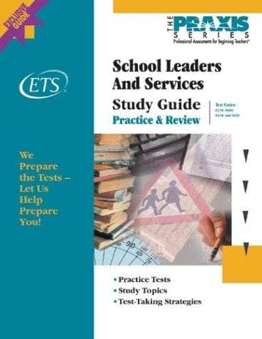 Tapa de School Leaders and Services Study Guide (Praxis Study Guides)