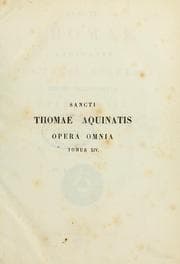 Tapa de Sancti Thomae Aquinatis Doctoris Angelici ordinis praedicatorum Opera omnia