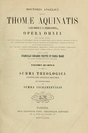 Tapa de Doctoris angelici divi Thomae Aquinatis ... opera omnia