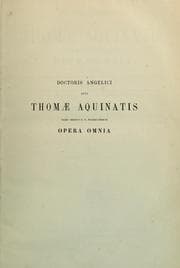 Tapa de Doctoris angelici divi Thomae Aquinatis ... opera omnia