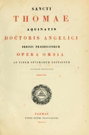 Tapa de Sancti Thomae Aquinatis Doctoris Angelici ordinis praedicatorum Opera omnia