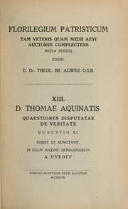 Tapa de Quaestiones disputatae de veritate