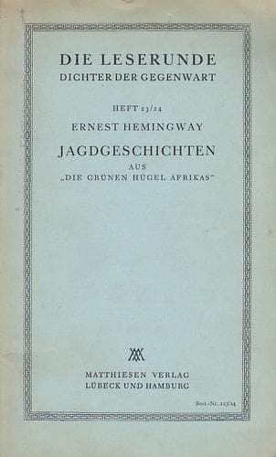 Tapa de Jagdgeschichten