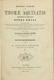Tapa de Doctoris angelici divi Thomae Aquinatis ... opera omnia