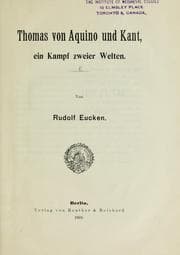 Tapa de Thomas von Aquino und Kant