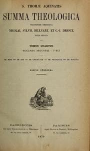 Tapa de Sancti Thomae Aquinatis Summa Theologica diligenter emendata ... notis ornata