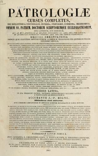 Tapa de Joannis Cassiani Opera omnia
