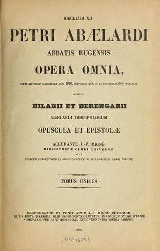 Tapa de Opera omnia