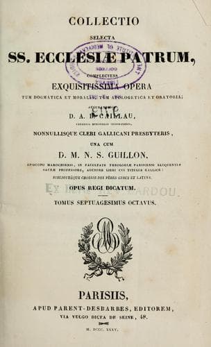 Tapa de [Omnia quae extant juxta Benedictinorum versionem]