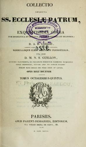 Tapa de [Omnia quae extant juxta Benedictinorum versionem]
