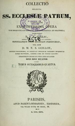 Tapa de [Omnia quae extant juxta Benedictinorum versionem]