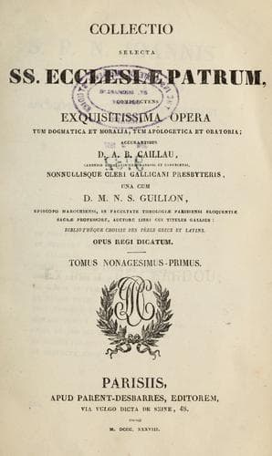 Tapa de [Omnia quae extant juxta Benedictinorum versionem]