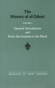 Tapa de The History of Al-Tabari, vol. I. General Introduction and from the Creation to the Flood