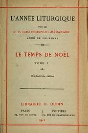Tapa de L'Année liturgique
