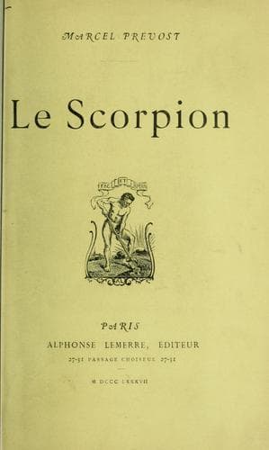 Tapa de Le scorpion