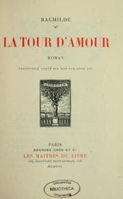 Tapa de La tour d'amour