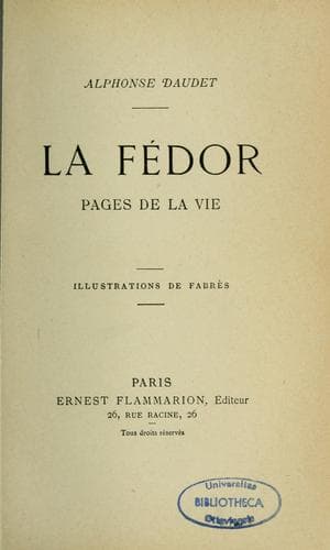 Tapa de La Fédor