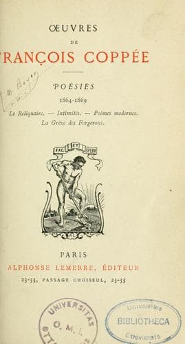 Tapa de Poésies [1864-1905]