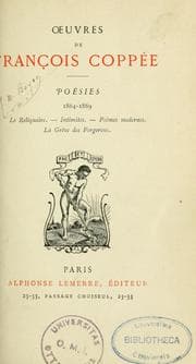 Tapa de Poésies [1864-1905]