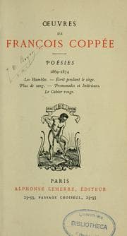 Tapa de Poésies [1864-1905]