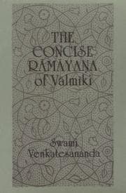 Tapa de The Concise Ramayana of Valmiki