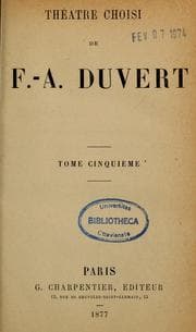 Tapa de Théâtre choisi