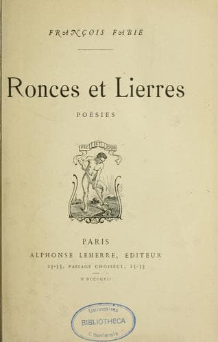 Tapa de Ronces et lierres