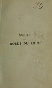 Tapa de Contes des bords du Rhin