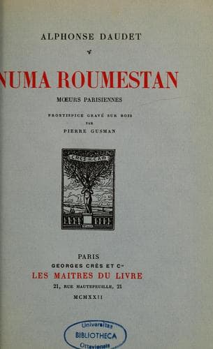 Tapa de Numa Roumestan