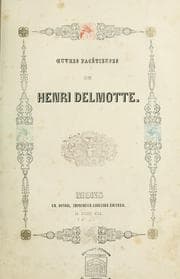 Tapa de Oeuvres facétieuses de Henri Delmotte
