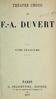 Tapa de Théâtre choisi
