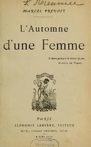 Tapa de L' automne d'une femme ..