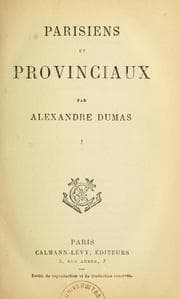 Tapa de Parisiens et provinciaux
