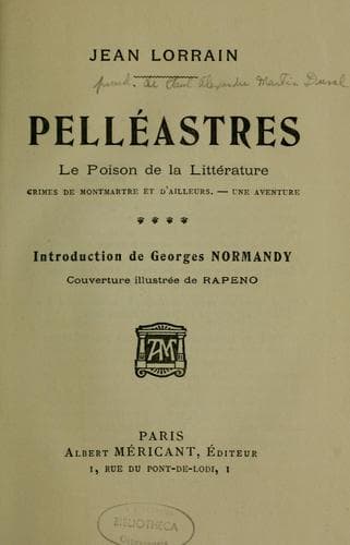 Tapa de Pelléastres