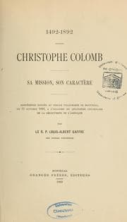 Tapa de Christophe Colomb
