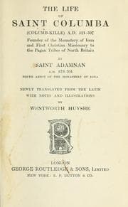 Tapa de The life of Saint Columba (Columb-Kille) A.D. 521-597