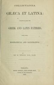 Tapa de Collectanea Graeca et Latina