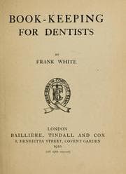 Tapa de Book-keeping for dentists