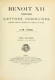 Tapa de Lettres communes
