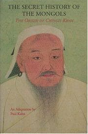 Tapa de The secret history of the Mongols