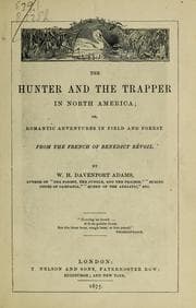 Tapa de The hunter and the trapper in North America