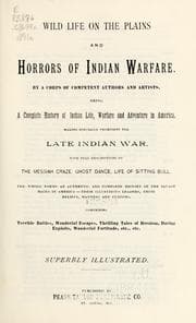 Tapa de Wild life on the plains and horrors of Indian warfare
