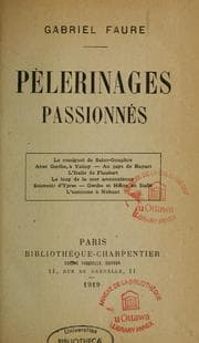 Tapa de Pèlerinages passionnés