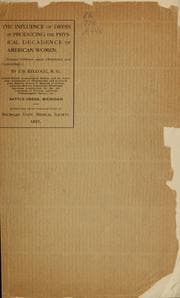 Tapa de The influence of dress in producing the physical decadence of American women