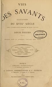 Tapa de Vies des savants illustres du XVIIIe siècle
