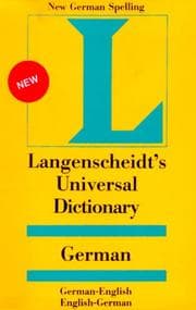Tapa de Universal German Dictionary